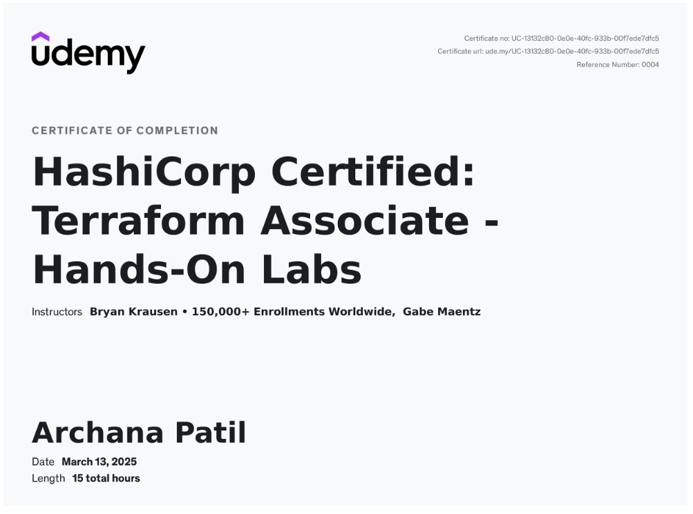Certificate Preview
